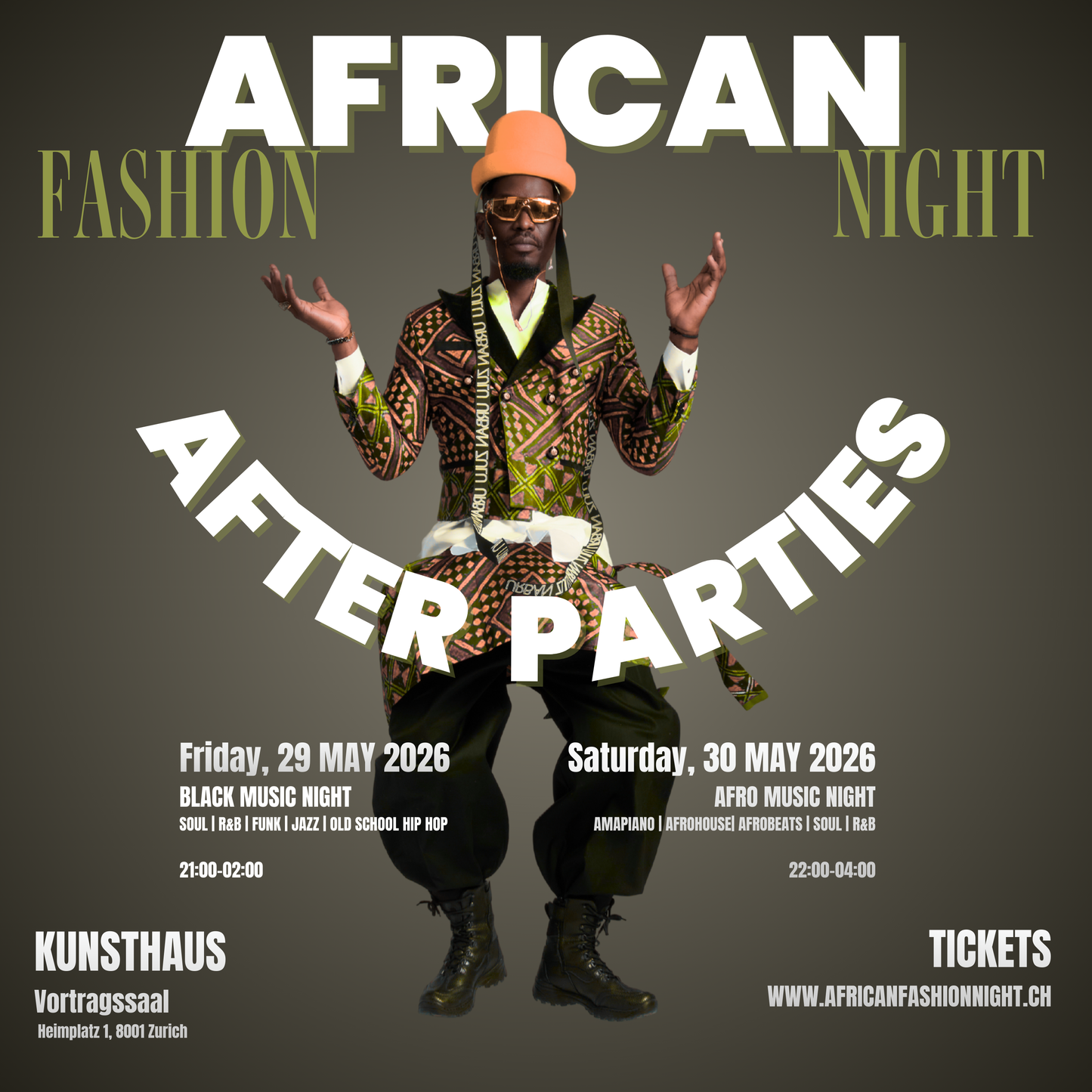 CHF 25 - AFTER PARTY TICKETS ONLY - 29 & 30 MAY