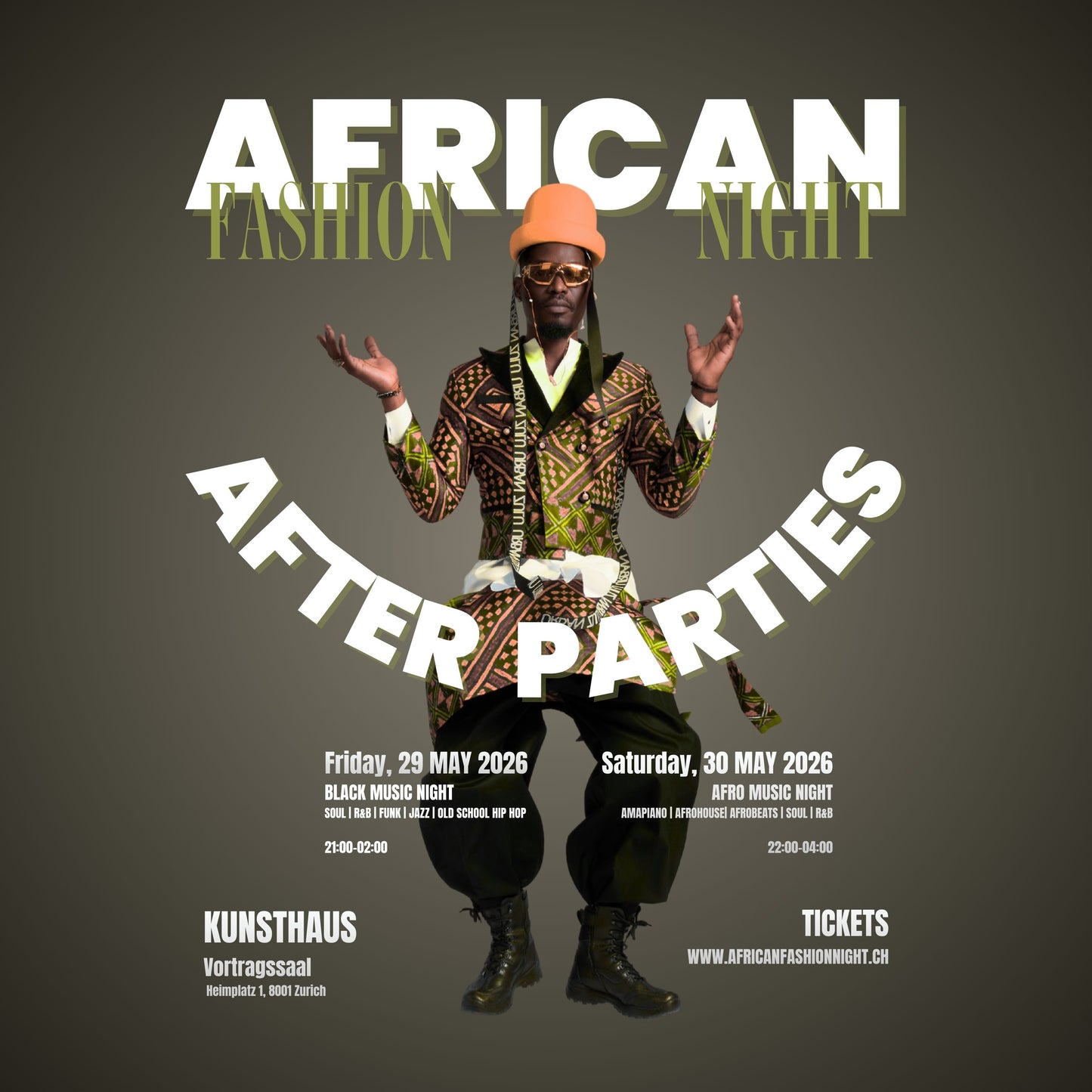 CHF 25 - AFTER PARTY TICKETS ONLY - 29 & 30 MAY