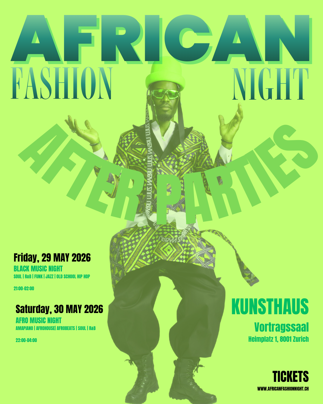 CHF 25 - AFTER PARTY TICKETS ONLY - 29 & 30 MAY